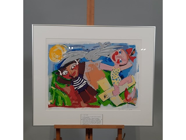 Zeefdruk, john lie a fo, le petit monde - 39/40 - afbeelding 1 van  8