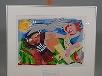 Zeefdruk, john lie a fo, le petit monde - 39/40