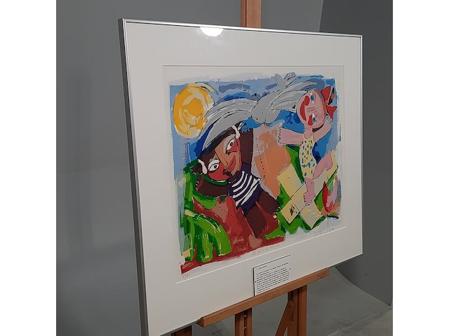 Zeefdruk, john lie a fo, le petit monde - 39/40 - afbeelding 2 van  8