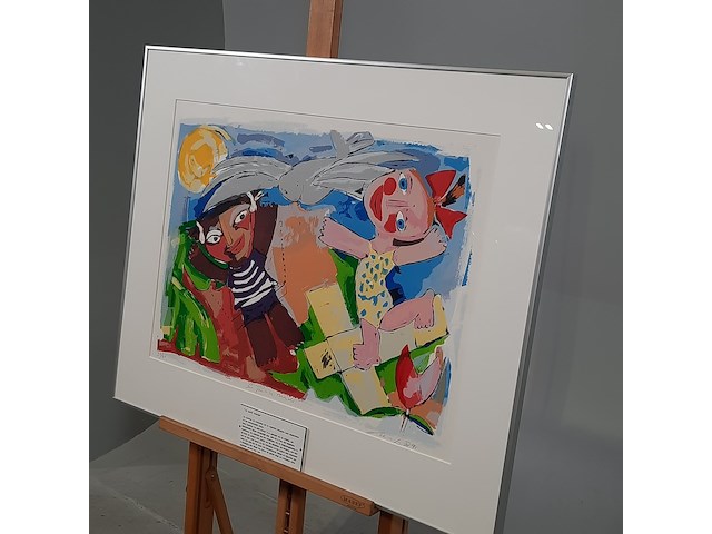 Zeefdruk, john lie a fo, le petit monde - 39/40 - afbeelding 3 van  8