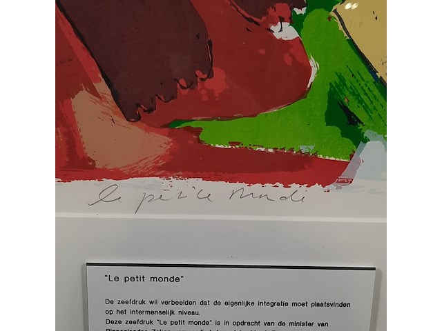 Zeefdruk, john lie a fo, le petit monde - 39/40 - afbeelding 6 van  8