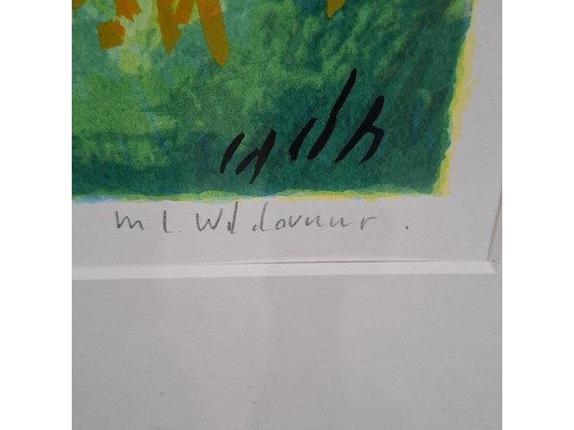 Zeefdruk, maya wildevuur (1944-2023), klaproos - afbeelding 5 van  9