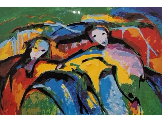 Zeefdruk maya wildevuur (1944-2023), verenigd europa, bouwjaar 1993 - afbeelding 1 van  10
