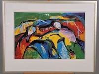 Zeefdruk maya wildevuur (1944-2023), verenigd europa, bouwjaar 1993 - afbeelding 3 van  10