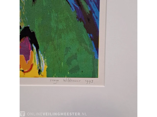 Zeefdruk maya wildevuur (1944-2023), verenigd europa, bouwjaar 1993 - afbeelding 7 van  10