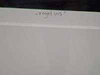 Zeefdruk, maya wildevuur (1944-2023), vogel vis, 1994 - afbeelding 8 van  10