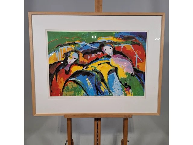 Zeefdruk, maya wildevuur, verenigd europa 122/165, 1994 - afbeelding 1 van  15