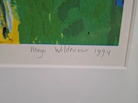 Zeefdruk, maya wildevuur, verenigd europa 122/165, 1994 - afbeelding 14 van  15
