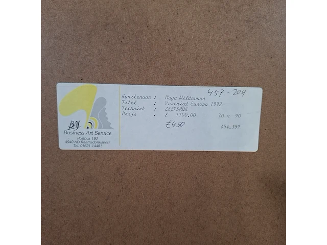 Zeefdruk, maya wildevuur, verenigd europa 57/125, 1992 - afbeelding 3 van  11
