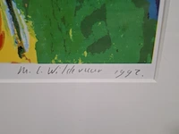 Zeefdruk, maya wildevuur, verenigd europa 57/125, 1992 - afbeelding 7 van  11