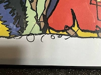 Zeefdruk op papier herman brood ‘tuinbroek cabriolet’ - afbeelding 3 van  4