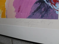 Zeefdruk richard smeets '90 38 van 200 in lijst. afmeting 96 x 120 cm. - afbeelding 3 van  4