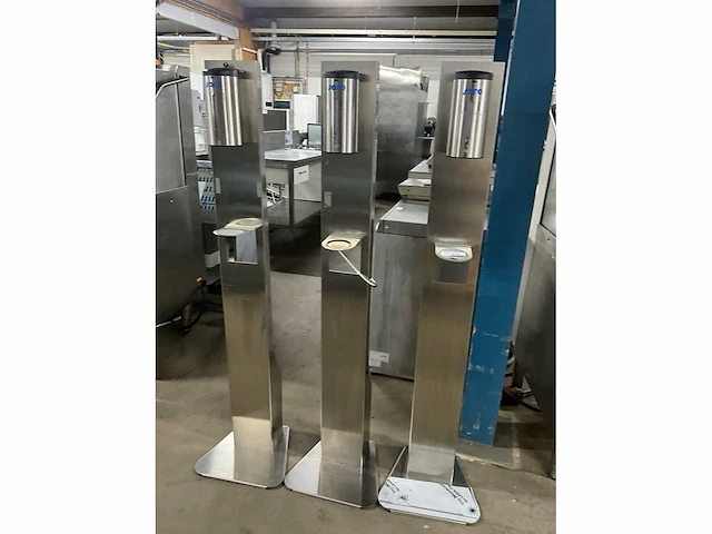Zeepdispenser op rvs statief (3x) - afbeelding 3 van  5