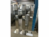 Zeepdispenser op rvs statief (3x) - afbeelding 3 van  5