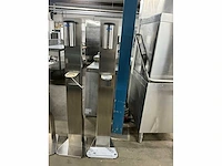 Zeepdispenser op rvs statief (3x) - afbeelding 4 van  5
