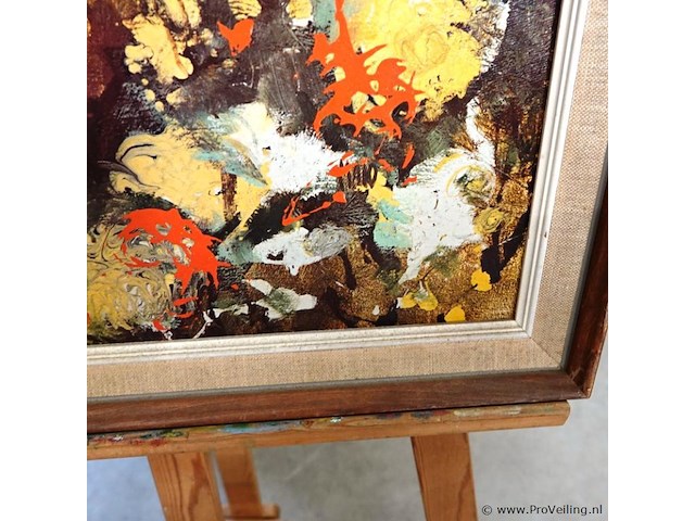 Zeer fleurig portret in lijst - afbeelding 4 van  5