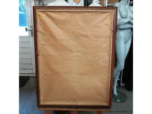 Zeer fleurig portret in lijst - afbeelding 5 van  5