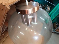 Zeer grote glazen hanglamp - afbeelding 4 van  5