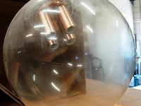 Zeer grote glazen hanglamp - afbeelding 5 van  5