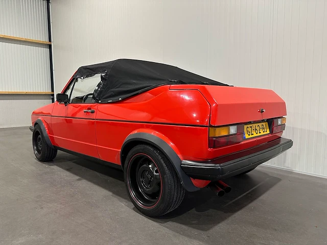 Zeer unieke volkswagen golf mk 1 cabrio bieber 1.6 s gz-62-bj - afbeelding 3 van  22