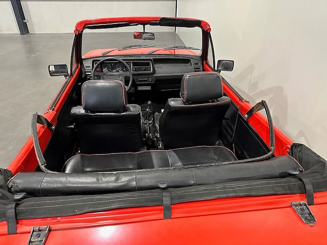 Zeer unieke volkswagen golf mk 1 cabrio bieber 1.6 s gz-62-bj - afbeelding 6 van  22