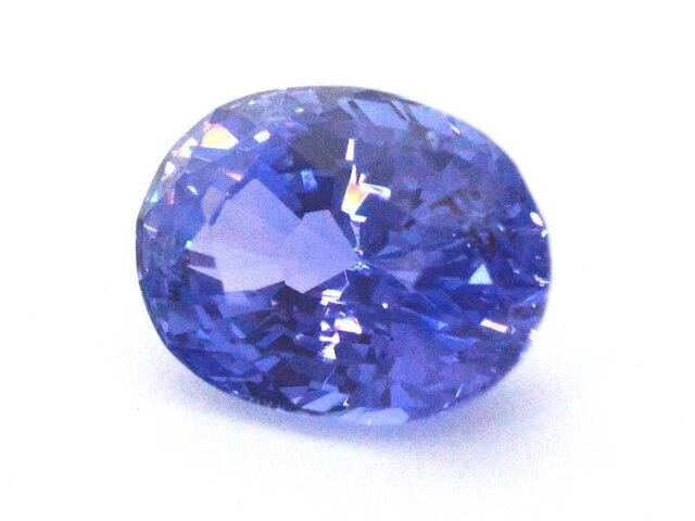 Zeer zeldzame natuurlijke saffier uit sri lanka 2.88 ct (gecertificeerd) - intens blue/purple - afbeelding 3 van  3