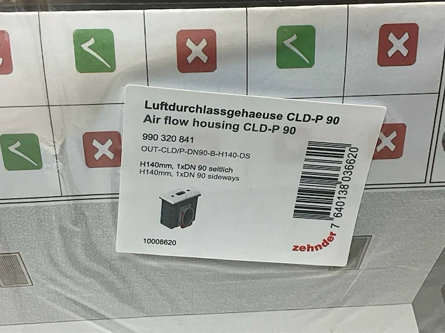 Zehnder cld-k 90z roosterbox (10x) - afbeelding 7 van  7