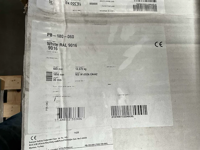 Zehnder pb-180-060 designradiator (5x) - afbeelding 3 van  3