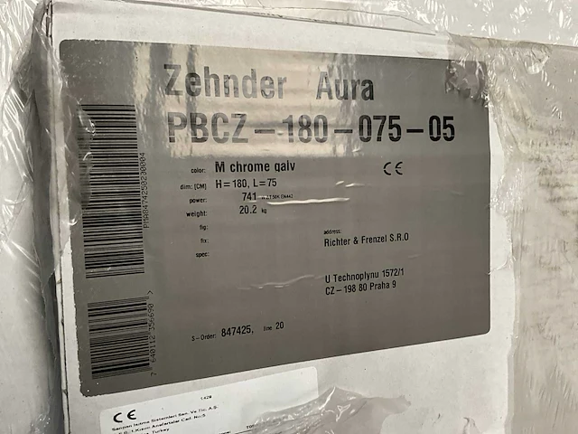Zehnder pbcz-180-075-05 designradiator (2x) - afbeelding 2 van  3