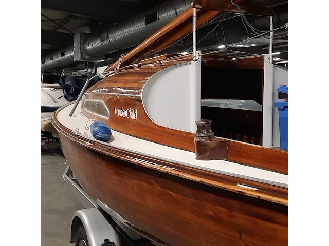 Zeilboot op trailer met honda 8 pk buitenboordmotor - afbeelding 3 van  35