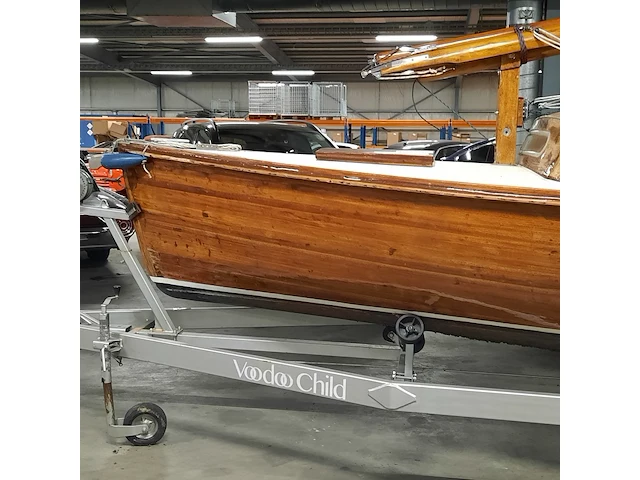 Zeilboot op trailer met honda 8 pk buitenboordmotor - afbeelding 4 van  35