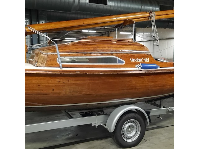 Zeilboot op trailer met honda 8 pk buitenboordmotor - afbeelding 5 van  35