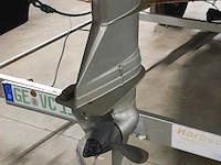 Zeilboot op trailer met honda 8 pk buitenboordmotor - afbeelding 17 van  35