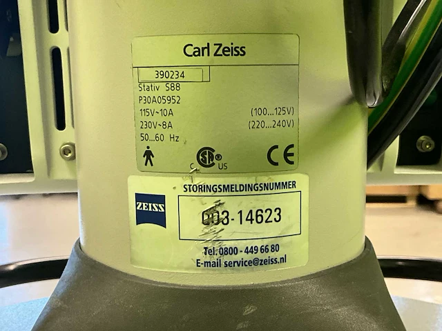 Zeiss s88 chirurgische microscoop - afbeelding 3 van  12