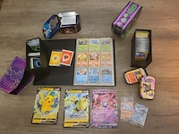 Zeldzame pokémon kaarten in map, deckbox (gevuld) xl kaarten, promo kaarten en meer - afbeelding 1 van  26