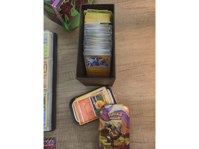 Zeldzame pokémon kaarten in map, deckbox (gevuld) xl kaarten, promo kaarten en meer - afbeelding 12 van  26