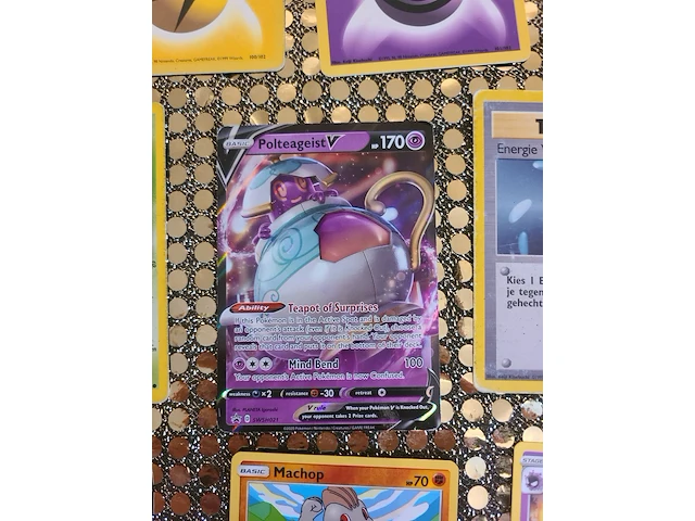 Zeldzame pokémon kavel met gewaardeerde charizard v (psa 9 – 2022 brilliant stars #017/172) + oude kaarten en meer - afbeelding 8 van  10