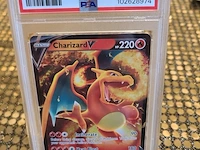 Zeldzame pokémon kavel met gewaardeerde charizard v (psa 9 – 2022 brilliant stars #017/172) + oude kaarten en meer - afbeelding 9 van  10
