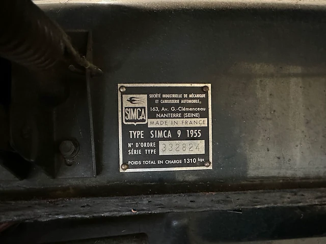 Zeldzame simca 9-aronde ae-65-93 - afbeelding 20 van  70
