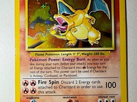 Zeldzame verzameling vintage pokemon kaarten met o.a. 1999 holo charizard - afbeelding 3 van  8