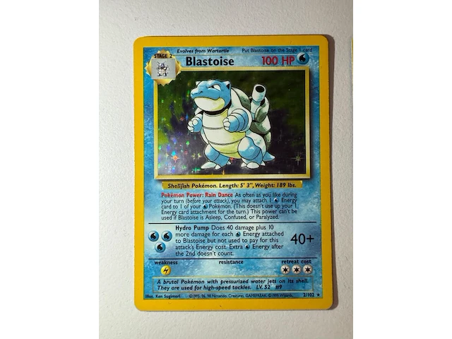 Zeldzame verzameling vintage pokemon kaarten met o.a. 1999 holo charizard - afbeelding 4 van  8