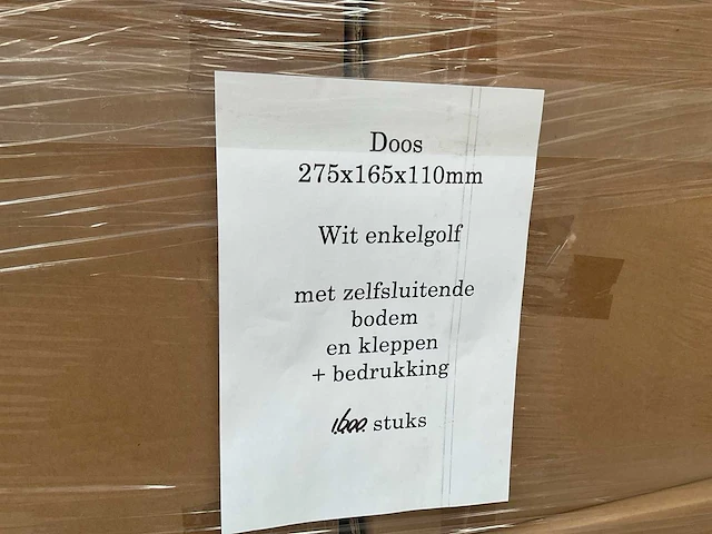 Zelfsluitende kartonnen doos (6700x) - afbeelding 2 van  5