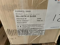Zellige blue gloss wandtegels (60.09m2) - afbeelding 6 van  6