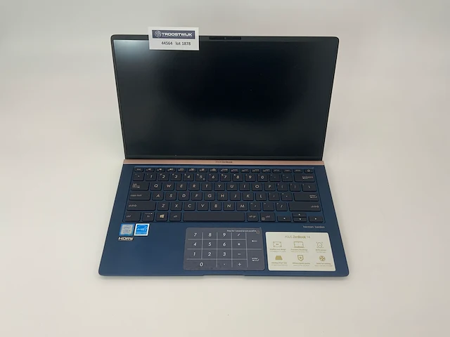 Zenbook rx433fa 14”, core(tm) i5 8th gen, 8 gb ram, 256 gb ssd laptop - afbeelding 1 van  6