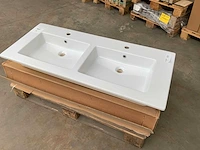 Zenid vara inbouw dubbele wastafel (2x) - afbeelding 1 van  4