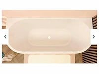 Zenn halfvrijstaand ligbad 180x80cm glans wit - afbeelding 3 van  3