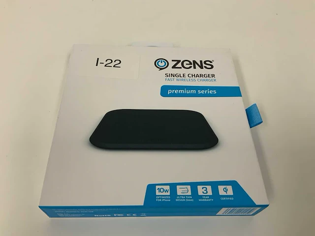 Zens draadloze snellader 10w zwart - afbeelding 1 van  2