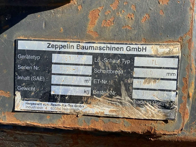 Zeppelin graafbak - afbeelding 5 van  5