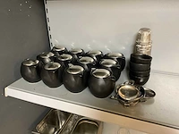 Zero theekannetjes met zeef (12x) - afbeelding 1 van  6