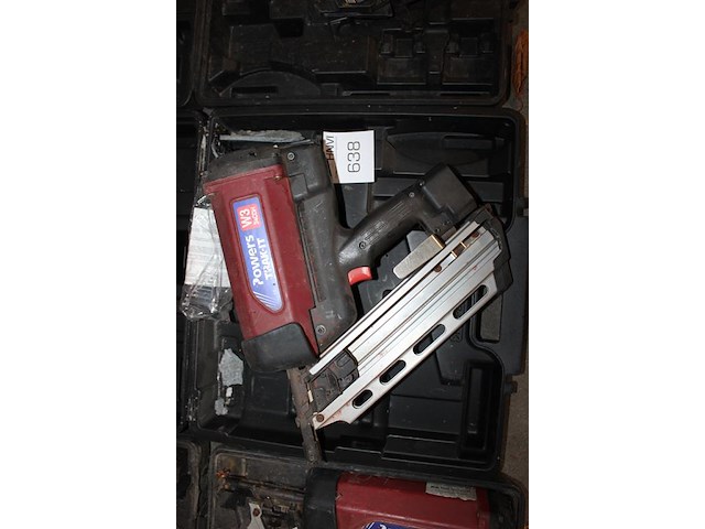 Zes accutackers body's powers trak-it w3 34cdh in koffer. - afbeelding 4 van  4